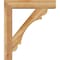 Ekena Millwork Olympic Block Rough Sawn Bracket w/ Offset Brace, Western Red Cedar, 6"W x 26"D x 30"H BKT0604X26X30OLY05RWR - alternate 2